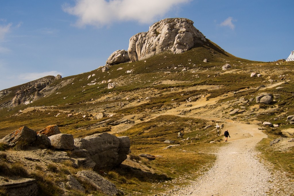 Peisaj de pe traseul Cruce - Babele