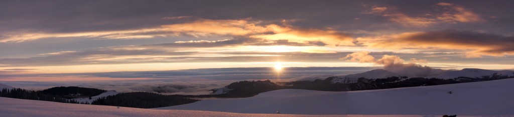 Panorama din Bucegi (drumul Cabana Dichiu - Cabana Piatra Arsa)