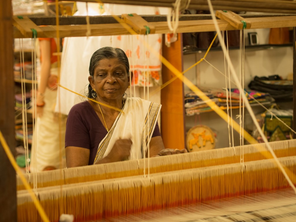 Saree making process